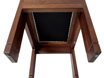 Art Deco Modernist Stool by J.A. Muntendam for L.O.V. Oosterbeek, 1920s